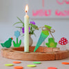 School Cone Neon Green | Decorative Figure